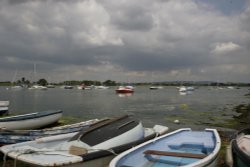 Small Harbour and boats Wallpaper