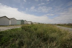 Beach huts Wallpaper