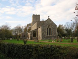 Front view of the Church Wallpaper