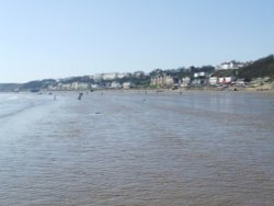 The beach at Filey Wallpaper