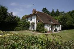 Village cottage Wallpaper