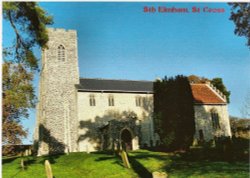 The Church of St George, in the Suffolk village of St Cross South Elmham Wallpaper