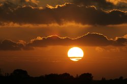 Sunset over Luddesdown