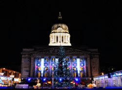 Nottingham at Christmas Wallpaper