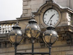 Dublin train station clock