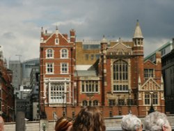 Elizabethan Palace from the thames Wallpaper