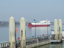 Irish Passenger and Car Ferry Wallpaper