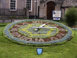 Village floral clock