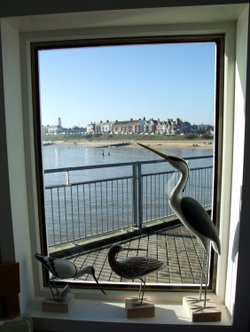 View from the pier