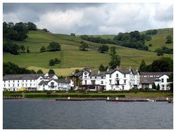 Ambleside from Lake Windermere Wallpaper