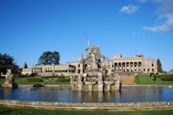 Witley Court on a January day Wallpaper