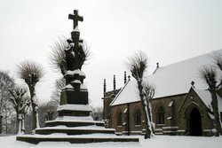 War Memorial and Church