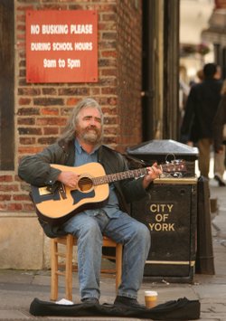 No Busking Please