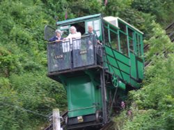 Lynton and Lynmouth Cliff Railway Wallpaper