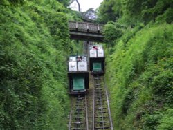 Lynton and Lynmouth Cliff Railway Wallpaper