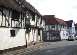 Lavenham from the main road Wallpaper