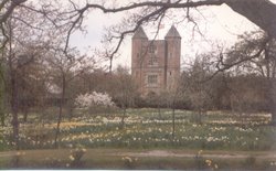 Springtime at Sissinghurst, Kent 1986 Wallpaper