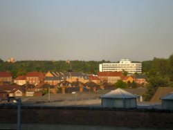 Rooftop view Wallpaper