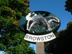 Browston Village Sign Wallpaper