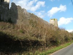 Manorbier Castle Wallpaper