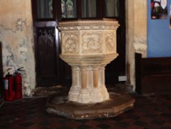 Weybread Church Font Wallpaper