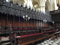 Beverley Minster, the choir Wallpaper