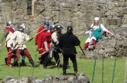 The Middle Ages coming to life at Rievaulx Abbey Wallpaper