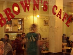 Brown's cafe, Old Covered Market, Oxford Wallpaper