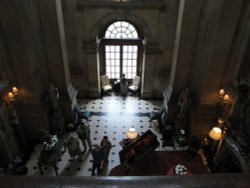 Castle Howard, looking down into the hall Wallpaper