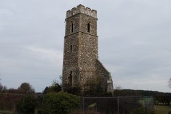 Ruins of All Saint's Church Wallpaper