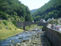 East Lyn River in Lynmouth