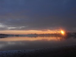 Sunset over Hollingworth Lake 2 Wallpaper