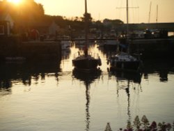 Sunset at Porlock Weir Wallpaper