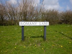 Road Sign to the Romany Camp Wallpaper