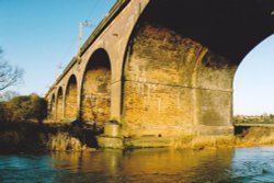 West coast mainline crossing the Great Ouse Valley