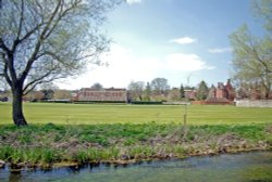 Water Meadow View Winchester Wallpaper