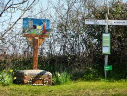 Wickhampton Village Sign Wallpaper