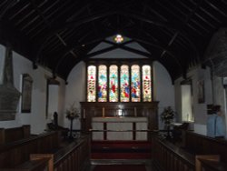 Altar window in St. Jame's Church, Yarmouth I.O.W.