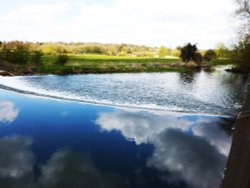 At Costessey Weir Wallpaper