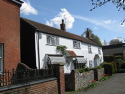 Houses near the Church Wallpaper