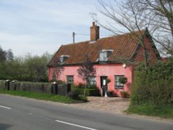 Houses near the Church Wallpaper