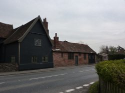 Cottages in the street Wallpaper