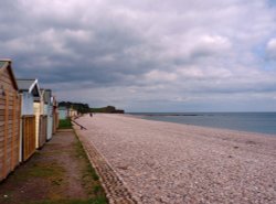 Beach huts Wallpaper