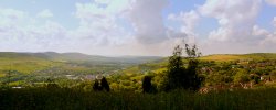 A view of Mossley, Lancashire Wallpaper