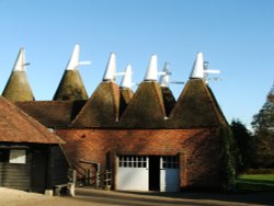 Oast House Wallpaper