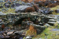 Stone Bridge along Roman Steps Wallpaper