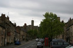 The Castle from the Masons Arms Wallpaper