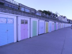 The Beach Huts Wallpaper