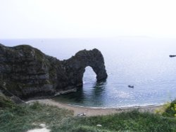 A view of Lulworth Cove Wallpaper