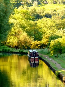 The Canal at Mossley, Greater Manchester